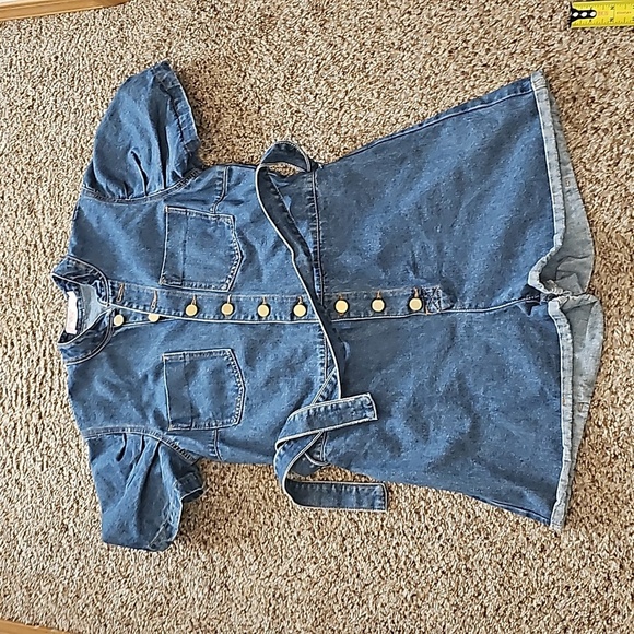 B.A.M Denim - BAM Denim Shorts Jumpsuit (M/L Petite)💥see measurements💥